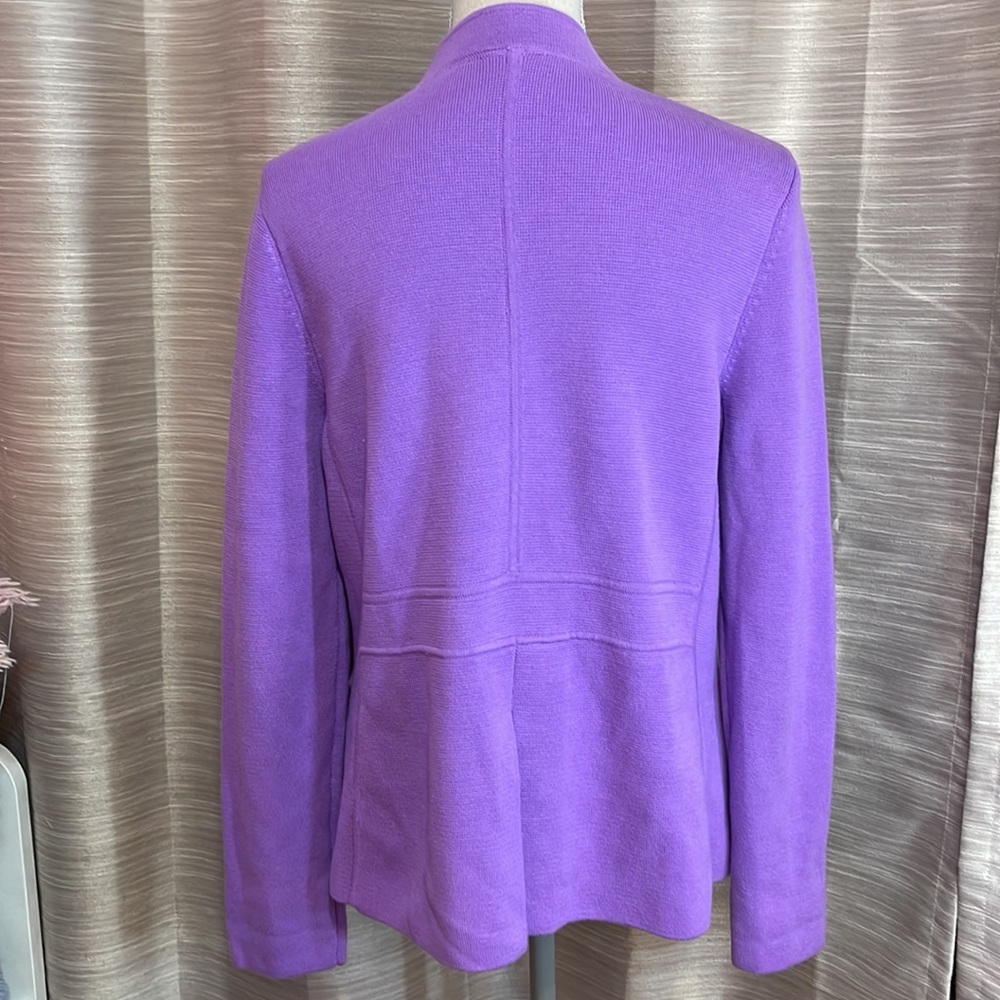 Talbots Purple Cardigan - Picture 2 of 5